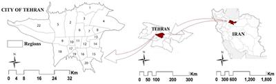 The spatial distribution of urban community gardens and their associated socio-economic status in Tehran, Iran